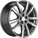 Диск литой Khomen Wheels KHW1905 (Exeed VX/TXL/LX) 19x7.5J/5x108 D65.1 ET36 Gray-FP