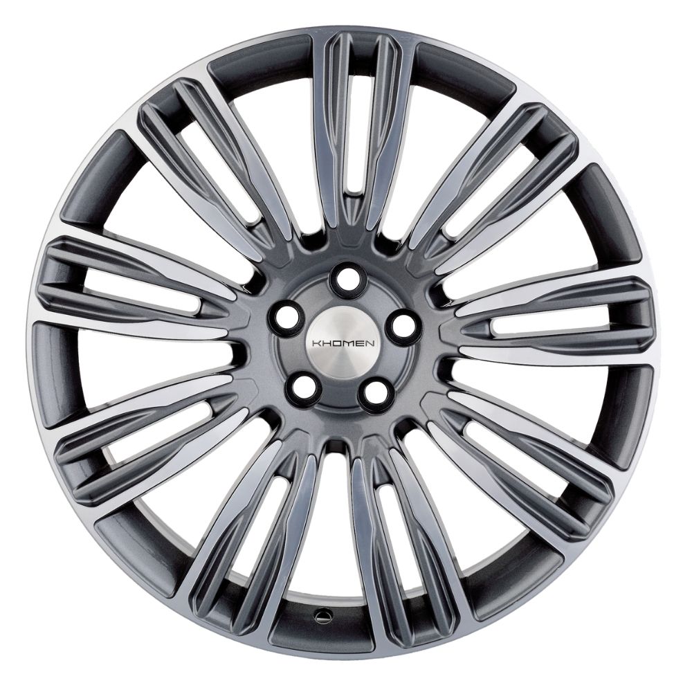 Купить диски Khomen Wheels KHW2004 (RRover) 20x8.5J/5x120 D72.6 ET45 Dark  Chrome в Тюмени