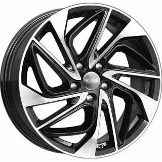 Диск литой КиК КС883 (Geely Atlas) 18x7.0J/5x114.3 D60.1 ET45 алмаз черный