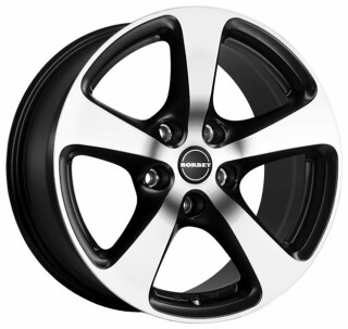 Диск литой BORBET CC 17x8.0J/5x120 D72.5 ET34 Schwarz Poliert Matt