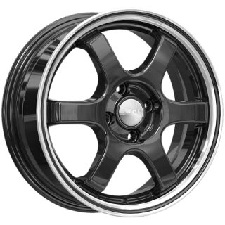 Диск литой СКАД Киото 15x6.0J/4x100 D67.1 ET38 Антрацит алмаз