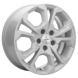 Диск литой Khomen Wheels KHW1711 (Haval/Honda) 17x6.5J/5x114.3 D64.1 ET50 F-Silver