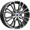 Диск литой КиК Меандр (КС879) 16x6.0J/4x98 D58.5 ET35 алмаз черный