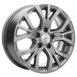 Диск литой Khomen Wheels 1608 16x6.5J/5x114.3 D67.1 ET38 Gray