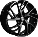 Диск литой Khomen Wheels KHW1722 (Haval F7/F7x) 17x6.5J/5x114.3 D64.1 ET40 Black-FP