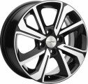 Диск литой Khomen Wheels KHW1501 (Logan) 15x6.0J/4x100 D60.1 ET40 Black-FP