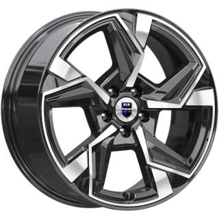 Диск литой КиК Кайан (KC1012) 18x7.5J/5x112 D57.1 ET40 алмаз чёрный