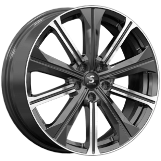 Диск литой Premium Series KP013 19x7.0J/5x108 D60.1 ET33 Diamond Black Gris