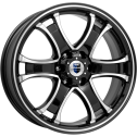 Диск литой КиК Балеар (КС727) 18x7.5J/6x139.7 D100.1 ET33 алмаз черный