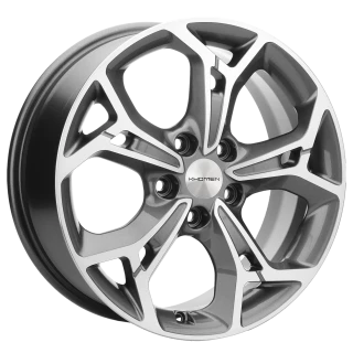 Диск литой Khomen Wheels 1702 17x7.0J/5x114.3 D60.1 ET39 Gray-FP
