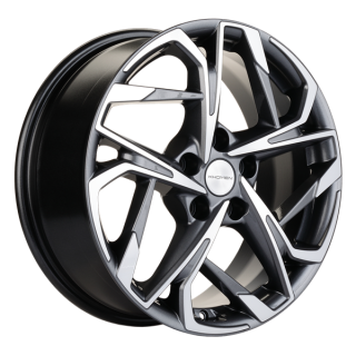 Диск литой Khomen Wheels 1716 17x7.0J/5x114.3 D66.1 ET45 Gray-FP