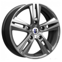 Диск литой КиК Прайм 17x6.5J/5x114.3 D67.1 ET48 дарк платинум для HYUNDAI ix35