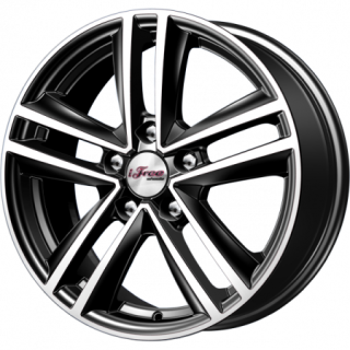Диск литой iFree Катар 16x6.5J/5x114.3 D60.1 ET45 блэк джек