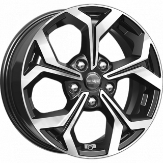 Диск литой КиК КС878 16x6.5J/5x112 D57.1 ET46 алмаз черный