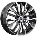 Диск литой КиК Атакама 17x6.5J/5x114.3 D60.1 ET50 алмаз чёрный
