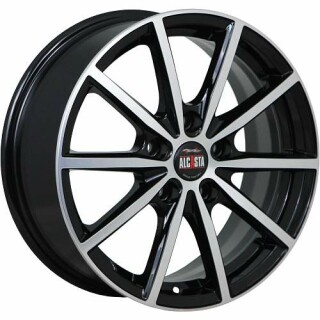 Диск литой Alcasta M61 16x6.5J/5x100 D57.1 ET38 BKF