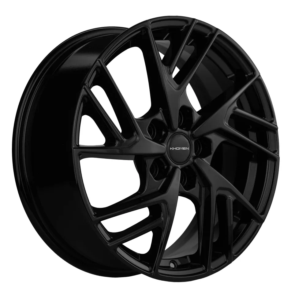 Купить диски Khomen Wheels KHW1722 (Haval F7/F7x) 17x6.5J/5x114.3 D64.1  ET40 Black в Челябинске