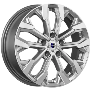 Диск литой КиК Морейн 17x6.5J/5x114.3 D66.6 ET37 дарк_платинум