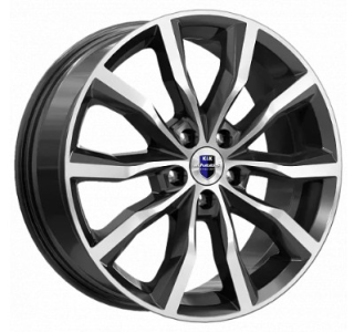Диск литой КиК Портер 18x7.5J/5x110 D67.1 ET40 алмаз чёрный