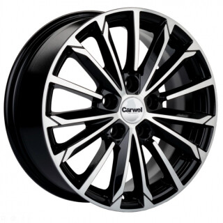 Диск литой Khomen Wheels KHW1611 (Changan CS35) 16x6.5J/5x110 D63.3 ET46 Black-FP
