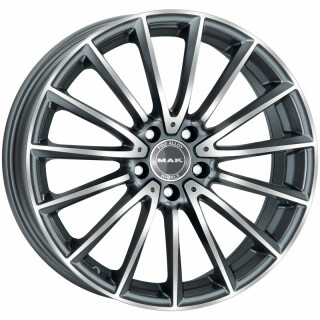 Диск литой MAK Komet 19x8.0J/5x112 D66.6 ET48 Gun Metallic Mirror Face