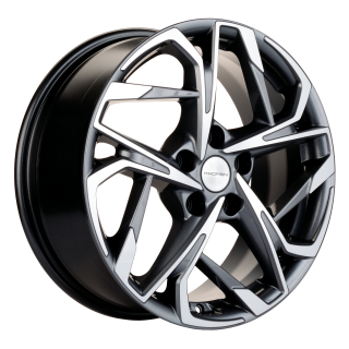 Диск литой Khomen Wheels KHW1716 (Changan/Geely/Lexus/Toyota) 17x7.0J/5x114.3 D60.1 ET45 Gray-FP