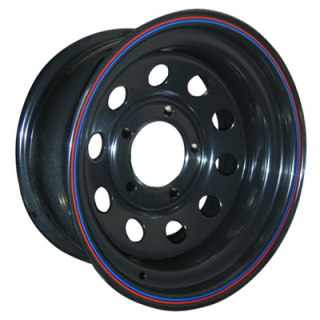Диск штамп. Off-Road Wheels Toyota Land Cruiser 100/105 16x8.0J/5x150 D113 ET-24 Черный