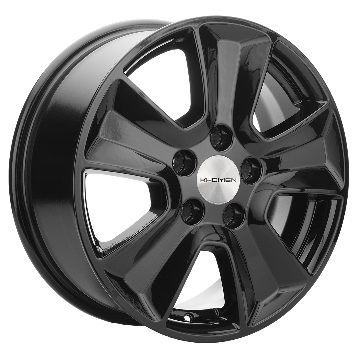 Купить диски Khomen Wheels KHW1601 (Duster) 16x6.5J/5x114.3 D66.1 ET50  Black в Челябинске