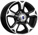 Диск литой КиК Атлант 16x7.0J/5x139.7 D108.6 ET35 Алмаз-черный