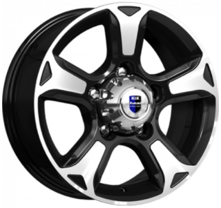 Диск литой КиК Атлант 16x7.0J/5x139.7 D108.6 ET35 Алмаз-черный