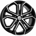 Диск литой КиК Пандора (КС466) 19x8.5J/5x114.3 D71.6 ET25 алмаз черный