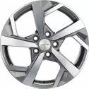 Диск литой Khomen Wheels 1712 17x7.0J/5x114.3 D60.1 ET39 Gray-FP
