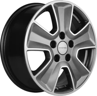 Диск литой Khomen Wheels 1601 19x7.0J/5x108 D65.1 ET36 Gray-FP