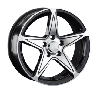 Диск литой LS Wheels 852 15x6.5J/5x100 D57.1 ET38 BKF