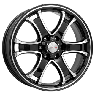 Диск литой КиК Балеар 18x7.5J/6x139.7 D106.1 ET30 алмаз чёрный