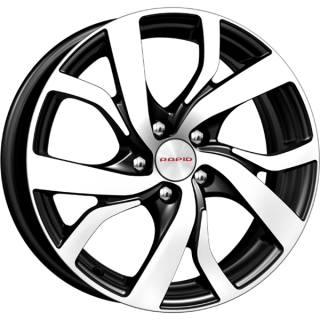Диск литой КиК Палермо 15x6.0J/5x112 D57.1 ET47 алмаз чёрный