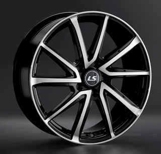 Диск литой LS Wheels LS1290 17x7.0J/5x100 D56.1 ET55 BKF