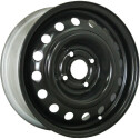 Диск штамп. TREBL 7730T 15x5.5J/4x114.3 D66.1 ET40 Black для NISSAN Tiida