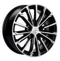 Диск литой Khomen Wheels KHW1611 (Octavia/Golf/Jetta) 16x6.5J/5x112 D57.1 ET50 Black-FP для VOLKSWAGEN Touran