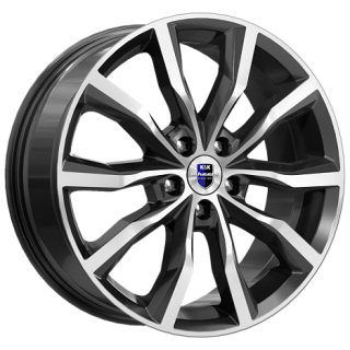 Диск литой КиК Портер (КС906) 18x7.5J/5x110 D67.1 ET40 алмаз черный