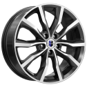 Диск литой КиК Портер 18x7.5J/5x114.3 D67.1 ET33 Алмаз-черный