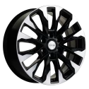 Диск литой Khomen Wheels KHW2010 (LC 300) 20x8.0J/6x139.7 D95.1 ET60 Black-FP