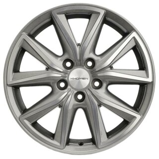 Диск литой Khomen Wheels KHW1706 17x7.0J/5x114.3 D67.1 ET50 G-Silver-FP