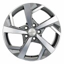 Диск литой Khomen Wheels KHW1712 (Karoq) 17x7.0J/5x112 D57.1 ET43 Gray-FP