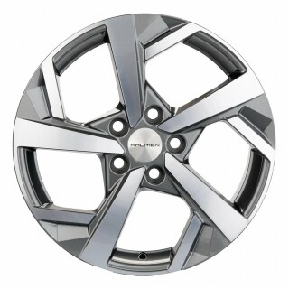 Диск литой Khomen Wheels KHW1712 (Changan/Geely/Lexus/Toyota) 17x7.0J/5x114.3 D60.1 ET45 Gray-FP