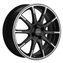 Диск литой Khomen Wheels KHW1707 (Lada Vesta Cross) 17x6.5J/4x100 D60.1 ET43 Black-FP matt