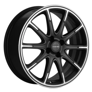 Диск литой Khomen Wheels KHW1707 (Lada Vesta Cross) 17x6.5J/4x100 D60.1 ET43 Black-FP matt