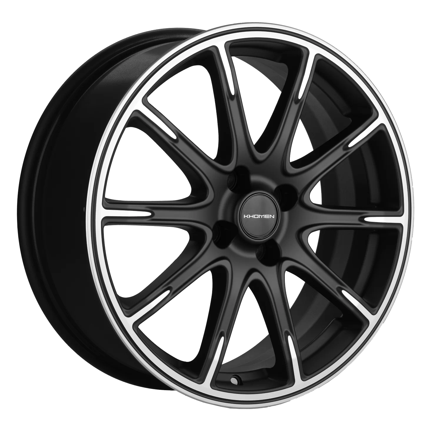 Купить диски Khomen Wheels KHW1707 (Lada Vesta Cross) 17x6.5J/4x100 D60.1  ET43 Black-FP matt в Перми