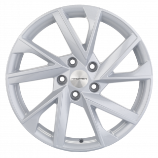 Диск литой Khomen Wheels KHW1714 ( 17 ZV Sportage) 17x7.0J/5x114.3 D67.1 ET48,5 F-Silver