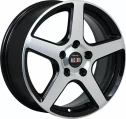 Диск литой Alcasta M62 16x6.5J/5x114.3 D60.1 ET45 BKF
